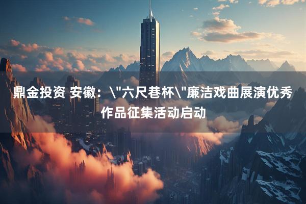 鼎金投资 安徽: