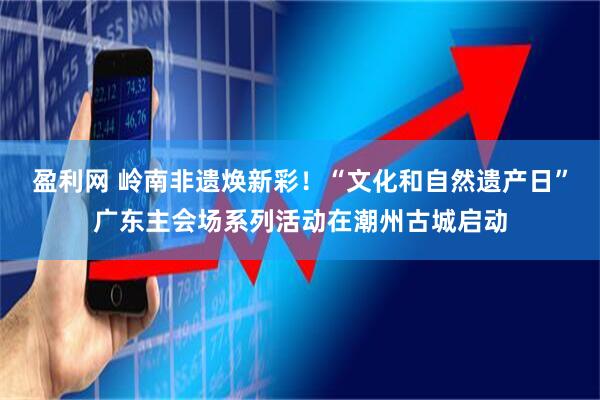 盈利网 岭南非遗焕新彩!“文化和自然遗产日”广东主会场系列活动在潮州古城启动